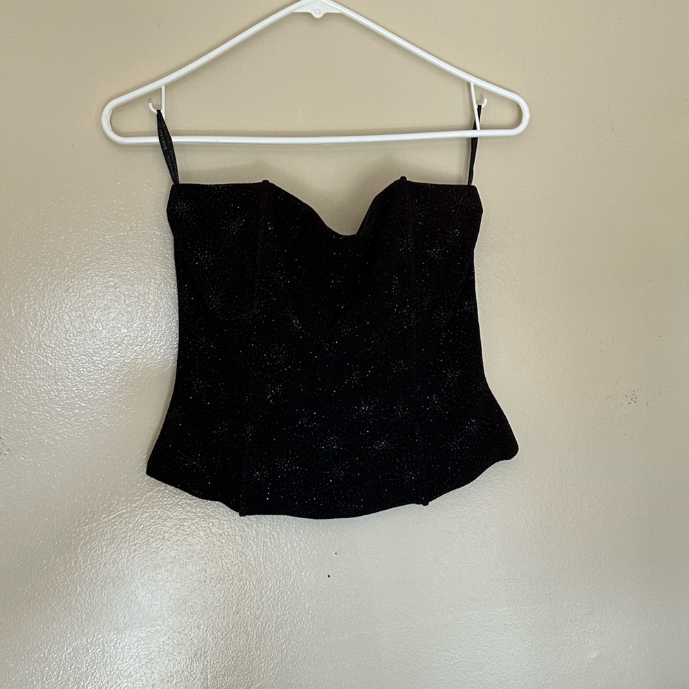Bari Jay Black Camisole Top with matching evening gown